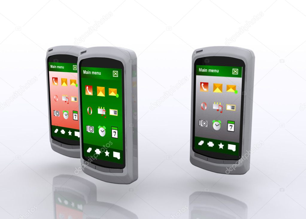 Smartphone business concept