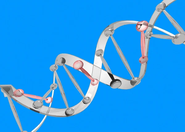 ADN da amostra — Fotografia de Stock