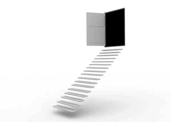 Stairways leads to door — Stock Photo, Image