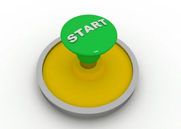 stock image Button start