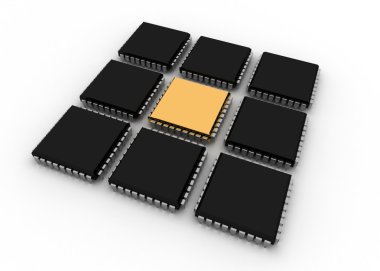 Chip concept clipart