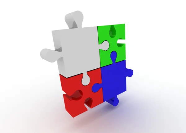 Puzzle-Konzept — Stockfoto
