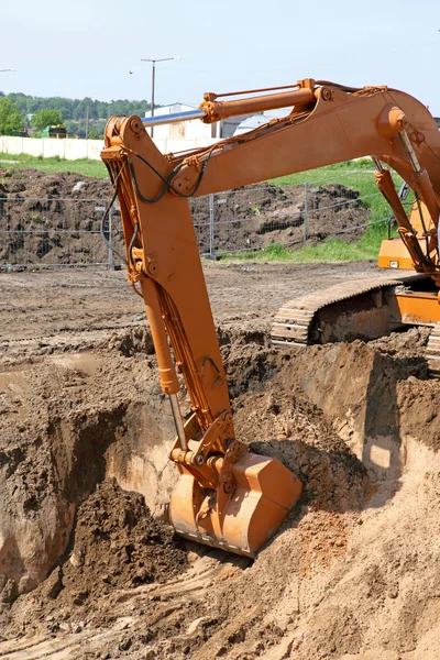 Un escavatore — Foto Stock