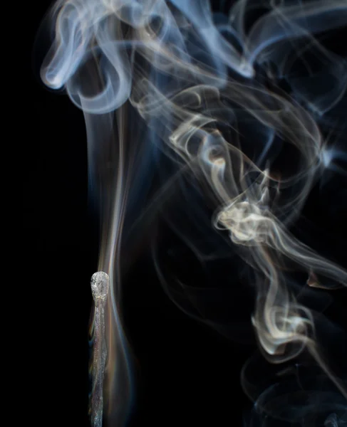 Partita nel fumo — Foto Stock