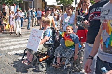 Prague Pride Pararde 2012 clipart