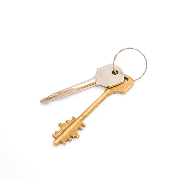 Bir kapı anahtar çiftini — Stok fotoğraf