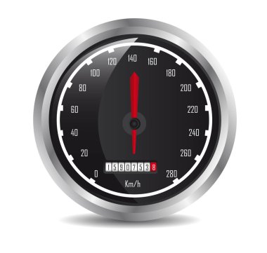 car speedometer clipart