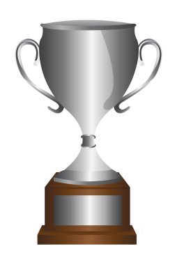 silver trophy clipart