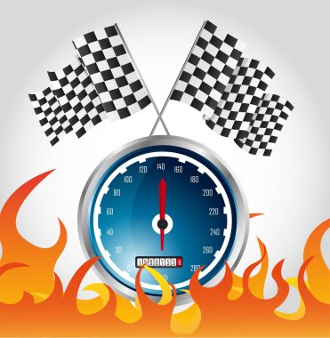 speed racing clipart