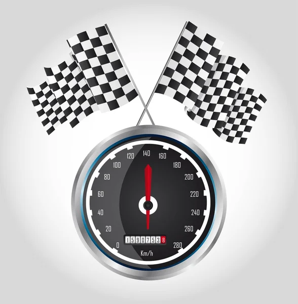 Carrera de velocidad — Vector de stock