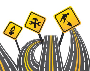 yellow signs clipart