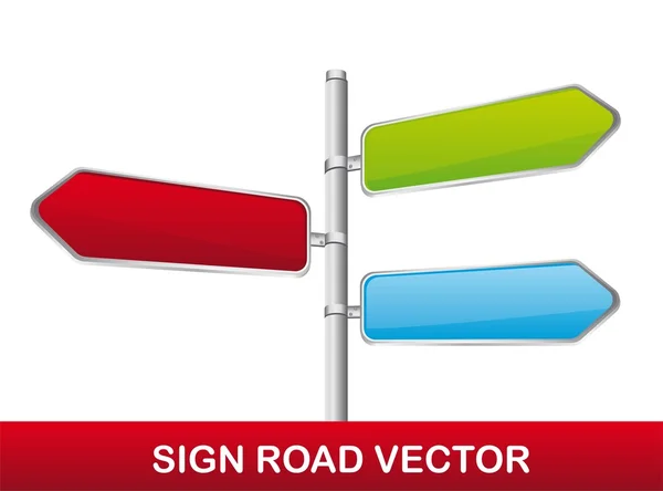 Вектор дорожных знаков — стоковый вектор