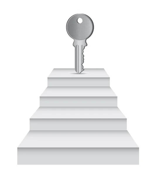 Merdivenler için anahtar — Stok Vektör
