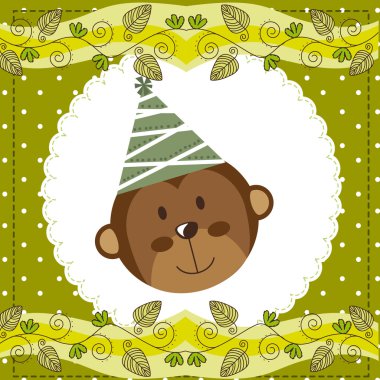 cute monkey clipart