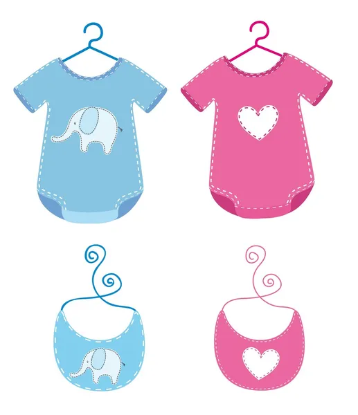 Ρούχα του μωρού — Διανυσματικό Αρχείο