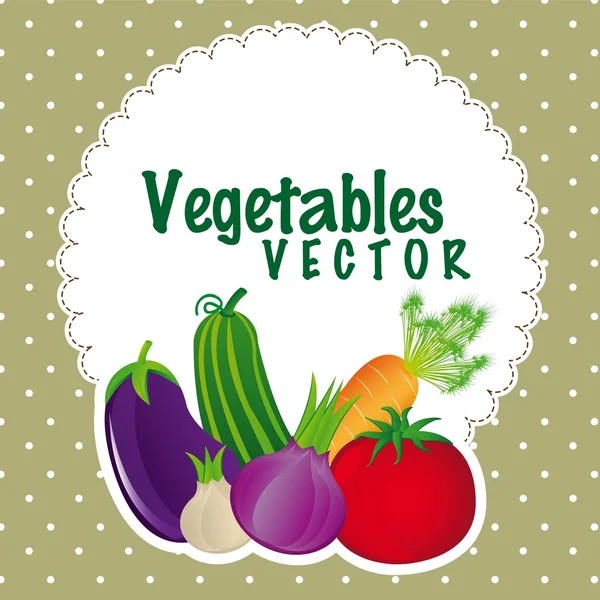 Vegetables — Stock Vector