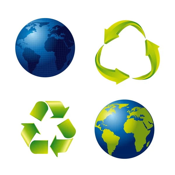 Znak recyklingu — Wektor stockowy