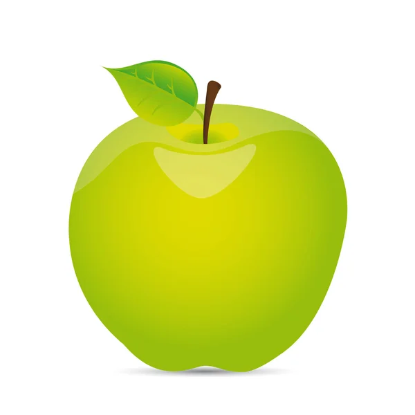 Manzana verde — Archivo Imágenes Vectoriales