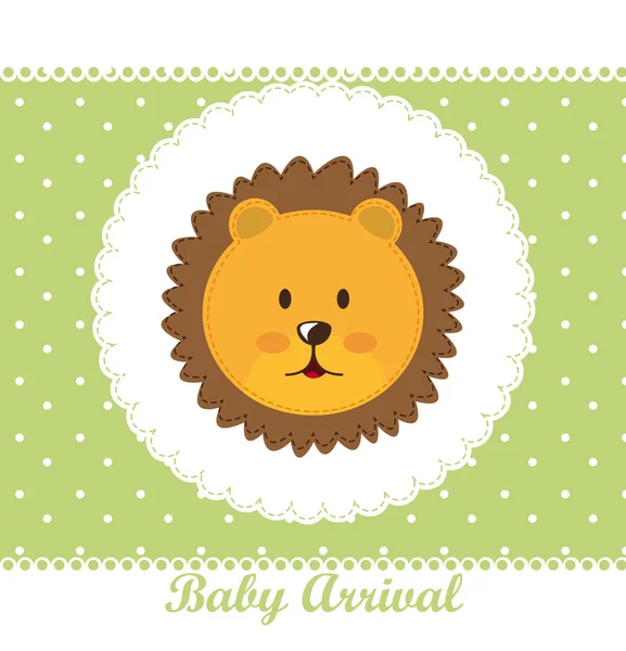 stock vector baby arrival