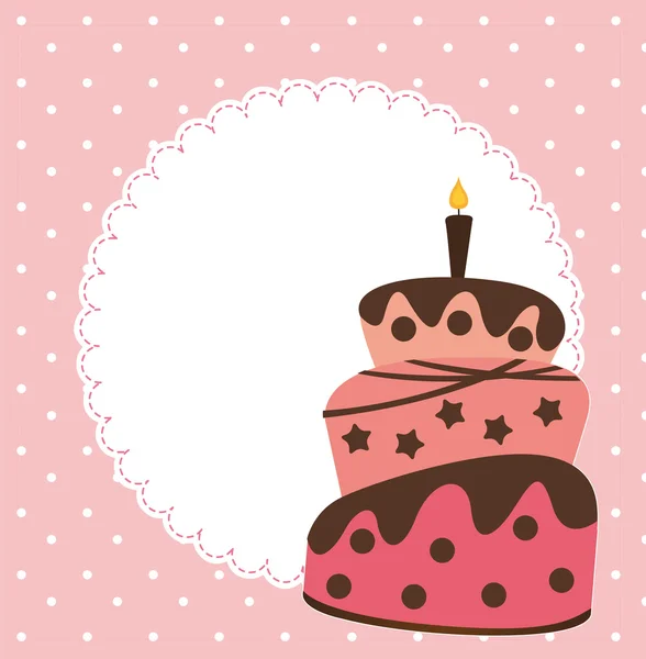 Vecteur de gâteau — Image vectorielle