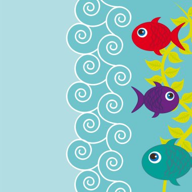 cute fishes clipart