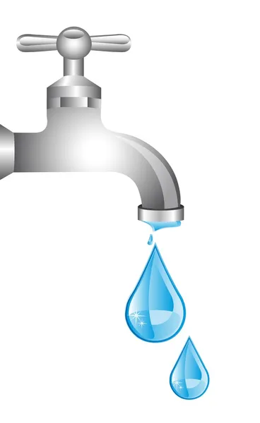 Νερό βρύσης — Διανυσματικό Αρχείο