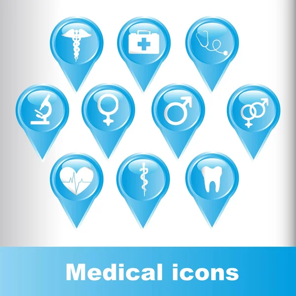 Medische Iconen — Stockvector