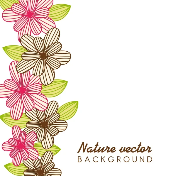 stock vector cute flowers