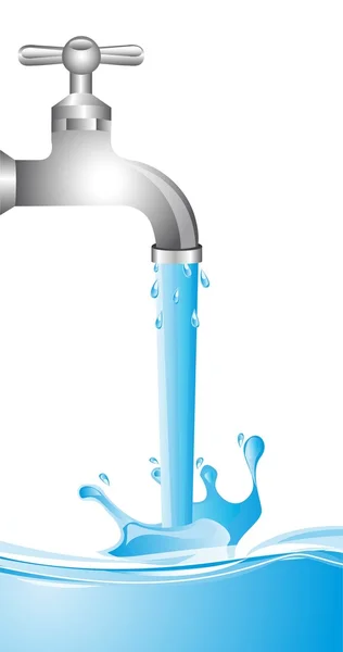 Tap water — Stock Vector