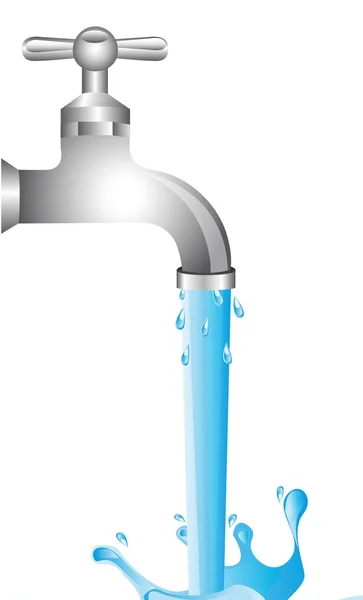 Eau du robinet — Image vectorielle