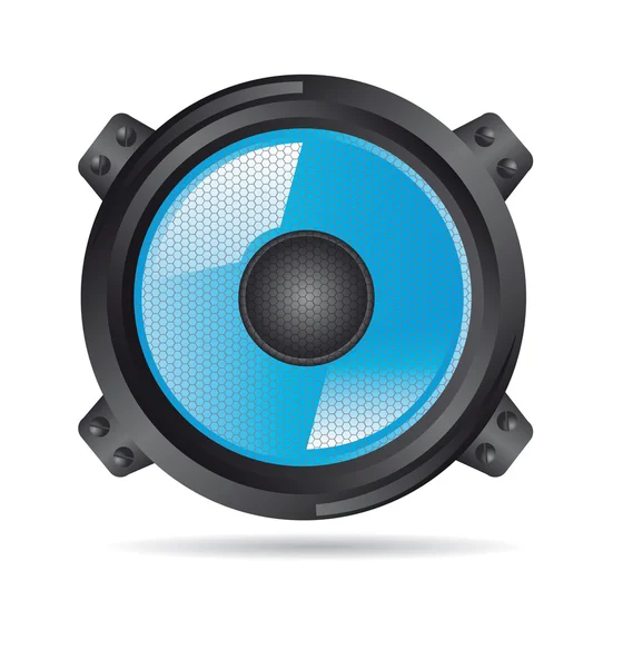 Blue speaker — Stock Vector
