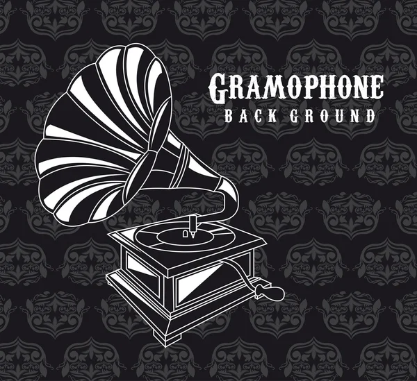 Грамофон — стоковий вектор