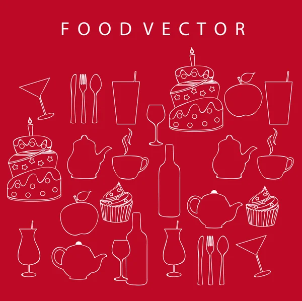 Food vector — Stock Vector