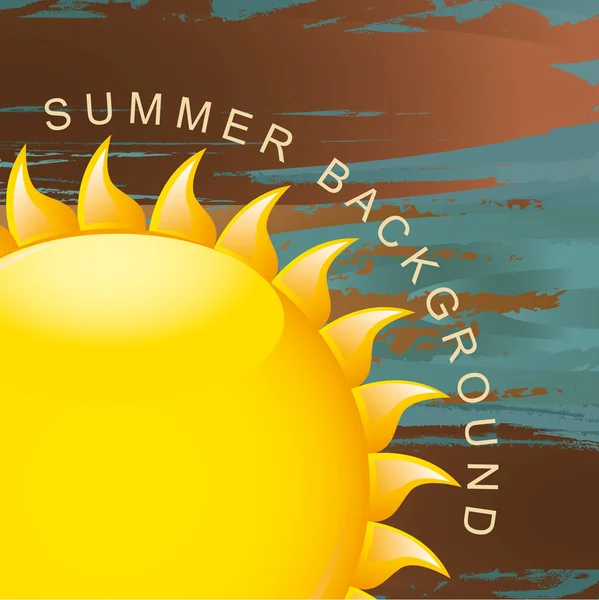 Sommer-Hintergrund — Stockvektor