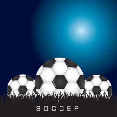 Socer balls clipart