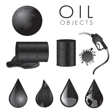 Oil icons clipart