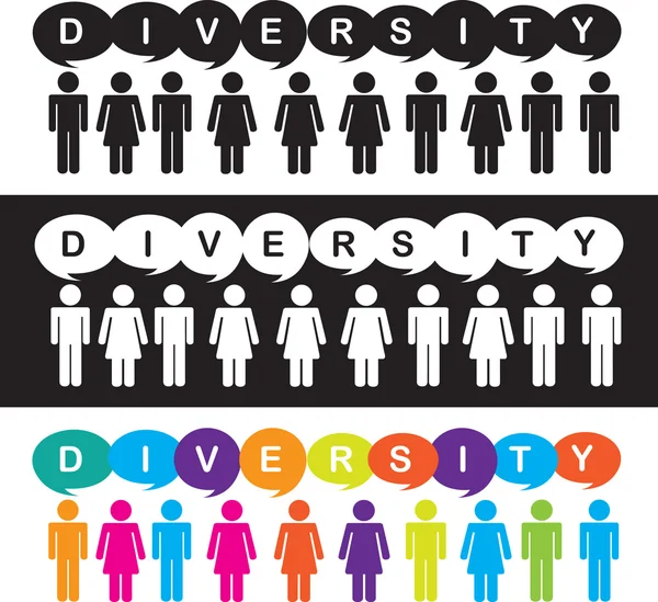 Diversité — Image vectorielle