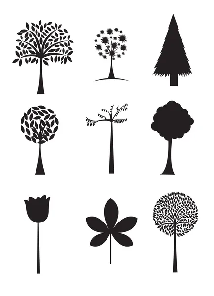 stock vector Trees