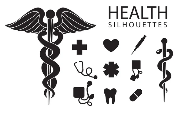 Иконы здоровья — стоковый вектор