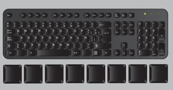 Tastatur — Stockvektor