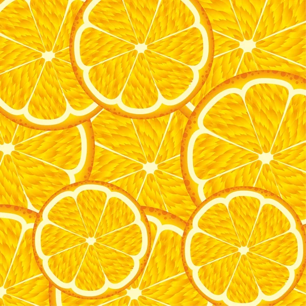 Fruta laranja — Vetor de Stock