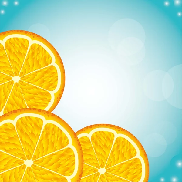 Orange fruit — Stock Vector