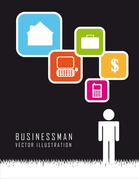 Businessman — Stock Vector
