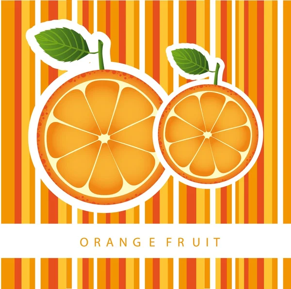 Orangenfrucht — Stockvektor