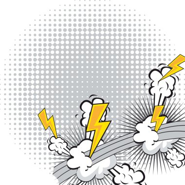 comic explosion clipart