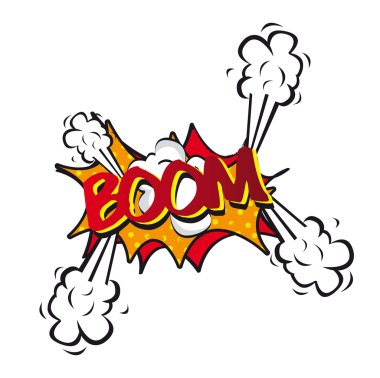 comic explosion clipart