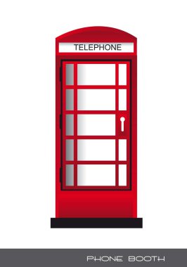 telephone booth clipart