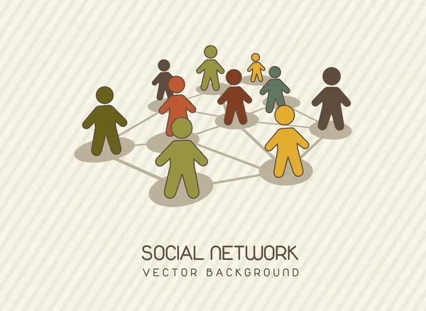 Sociala nätverk — Stock vektor