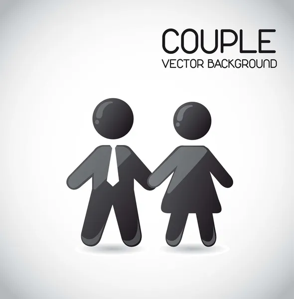 Couple — Stock Vector