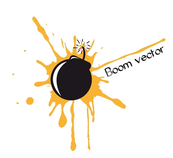 Bombe comique — Image vectorielle